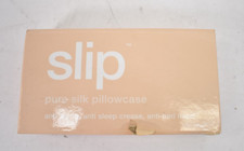 SLIP Silk King Pillowcases Caramel Colored 20" x36" 100 Pure Bedding Anti Aging
