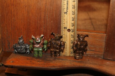  Mega Bloks Lot of 3 Dragon Warriors Figures plus one partial figure