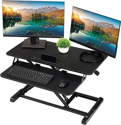 TechOrbits Black Standing 32'' Desktop Converter