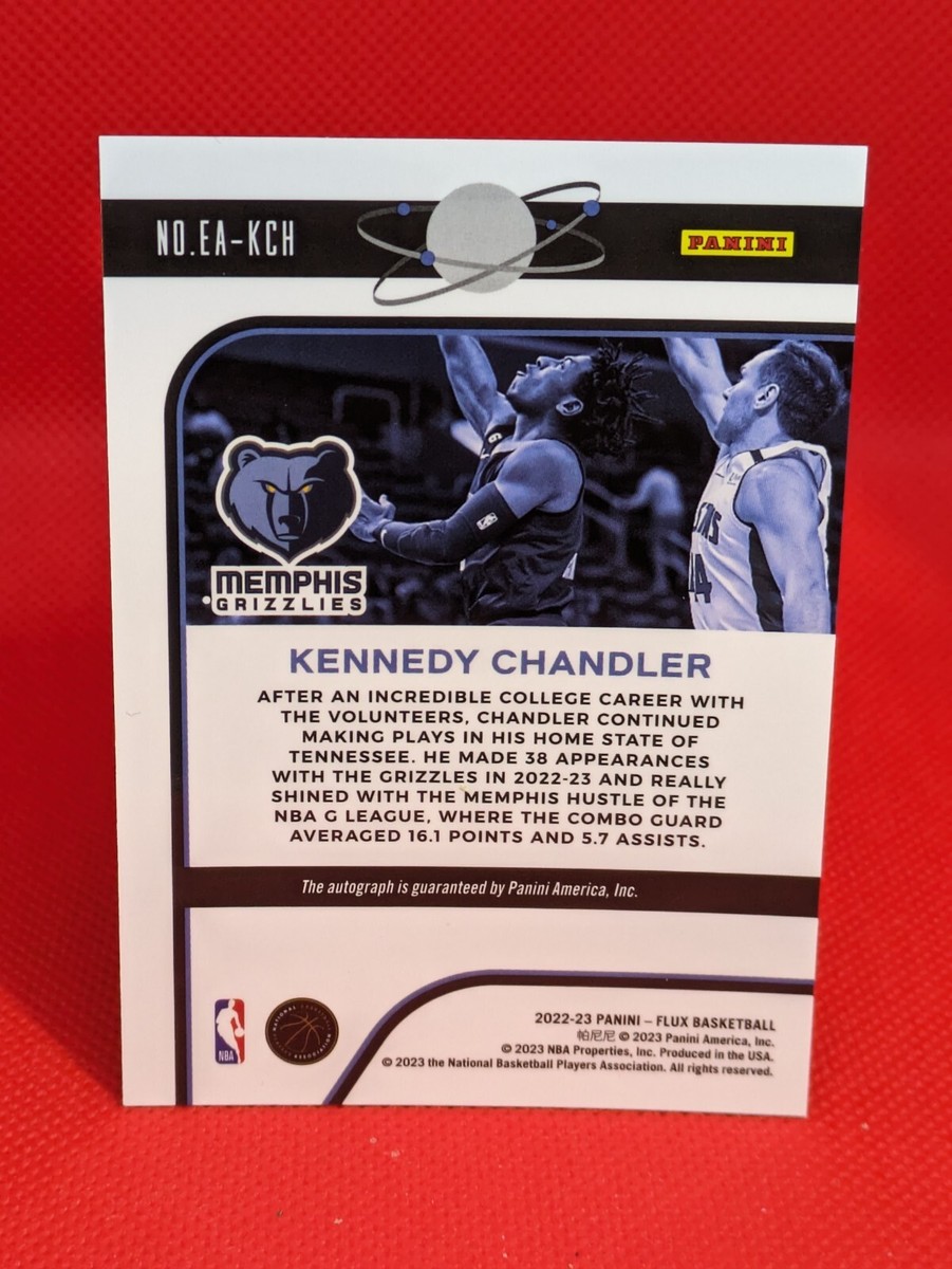 Kennedy Chandler 2022-23 Panini Flux NBA Equinox Rookie Auto Kennedy Chandler 2022-23 Panini Flux NBA Equinox Rookie Auto