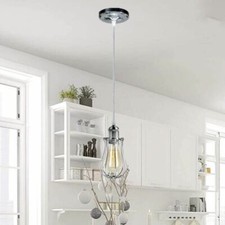 Image of Chandelier Style Modern Ceiling Light Shade Cage Pendant Light