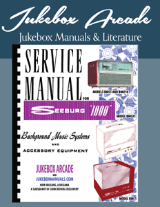 Jukebox Arcade Exclusive! Seeburg 1000 BMC1 Rare Engineers Manual
