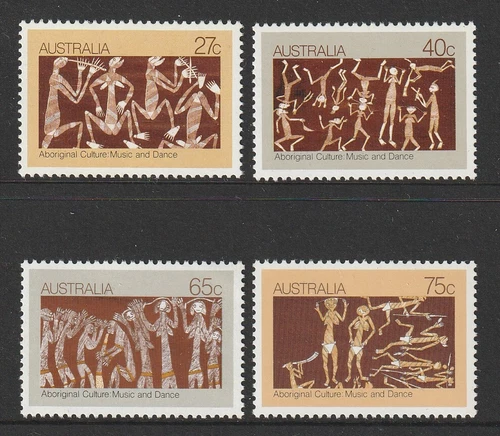 Australia 1982 : Stamps -  Aboriginal Culture, Music and Dance. MNH