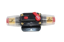 CompStudio 40AMP Car Stereo Audio Circuit Breaker Inline Fuse 12v/24v