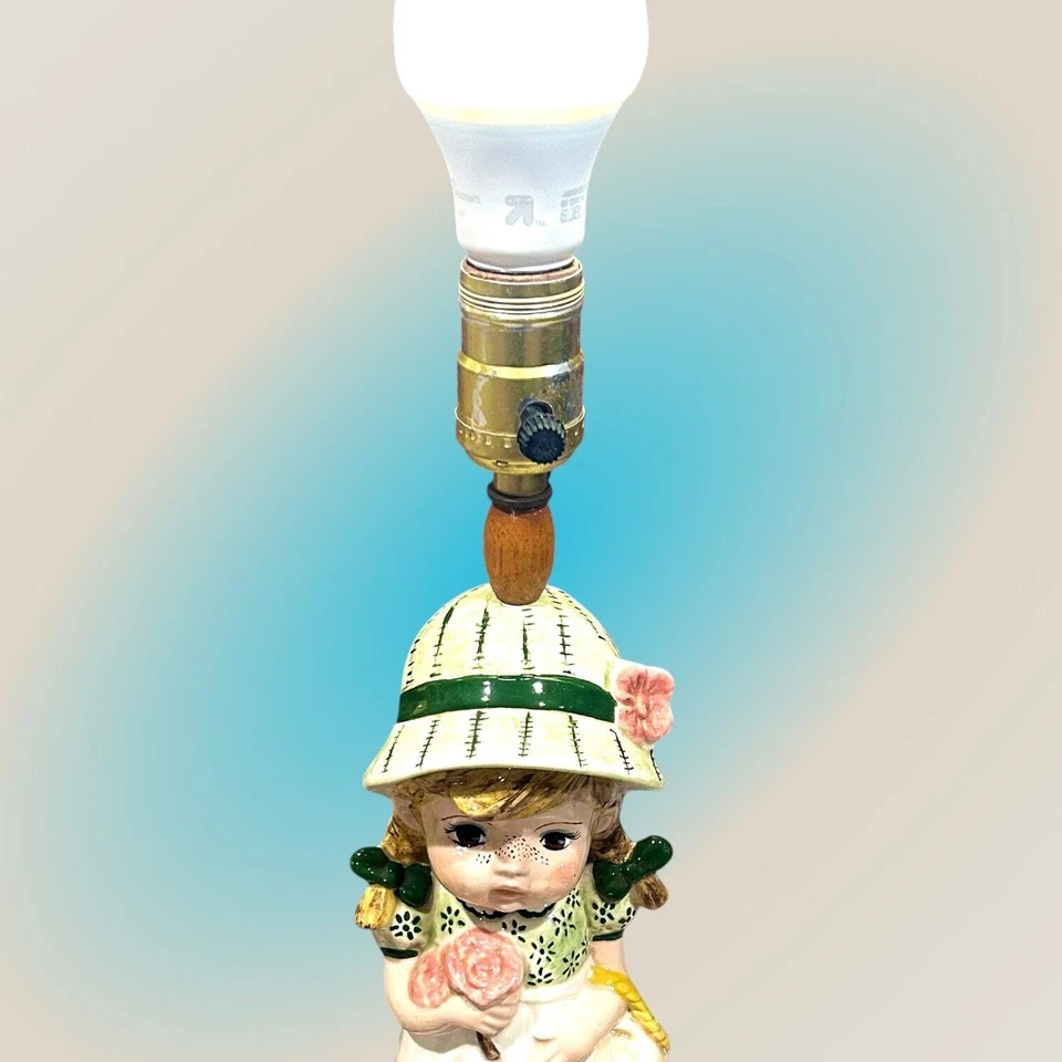 Lámparas de mesa vintage Leviton niño niña en estado de funcionamiento Foto 3 de 3