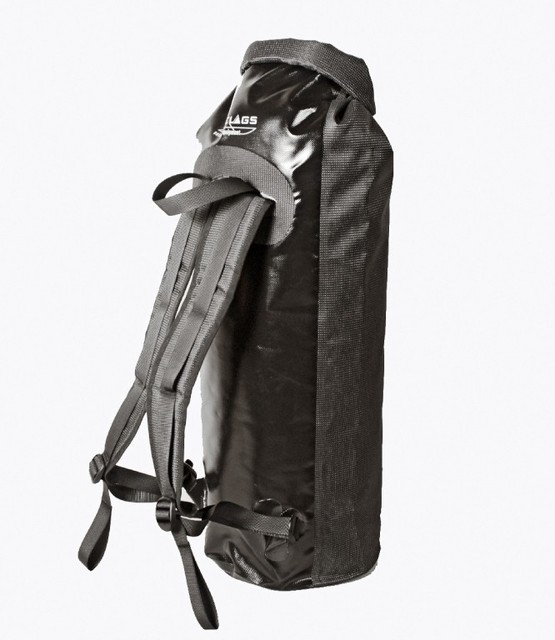 black transport backpack