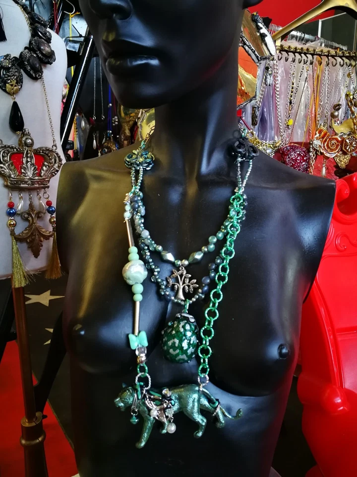 Ожерелье Pantera подвеска соус животное савана ювелирные изделия волшебная бижутерия - Изображение 4 из 4