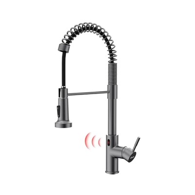 Touchless Kitchen Faucet with Pull Down Sprayer, Stainless Steel & Durable