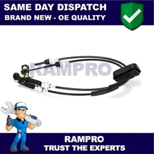 Rampro FITS VAUXHALL VIVARO (2001-2014) 2.0 2.5 DTI GEAR LINKAGE CABLE SET SJGL1