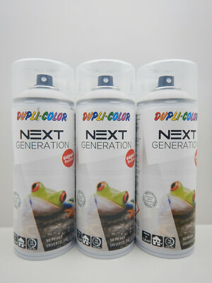 3x 1K  DUPLI COLOR NEXT KLARLACK LACK SEIDENMATT SPRAY LACK SPRAYDOSE 400ML