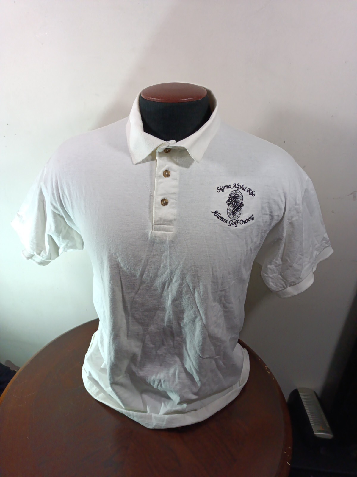 FILA Polo Sigma Alpha Row Alumni Golf Outing Uomo Large Multicolore...