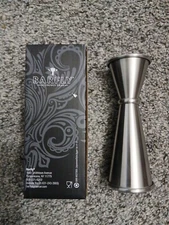 Barfly Japanese Style Double Cocktail Jigger Stainless Steel 1oz-2oz New