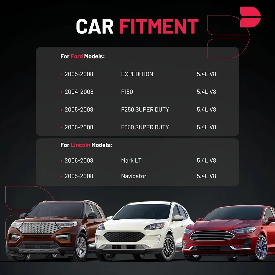 8pcs Ignition Coil Pack and Spark Plugs for 2004-2008 Ford F150 F-150 F250 F350  Foto 3 de 4