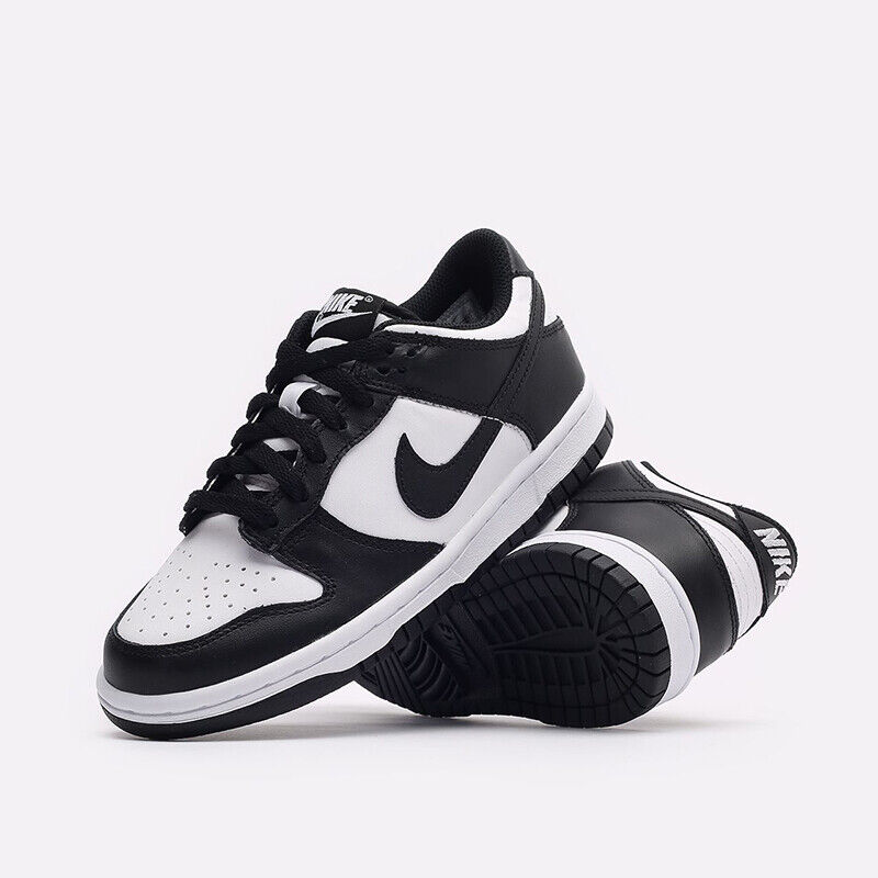 Nike Dunk Low Retro White Black Panda GS CW1590-100 NEW