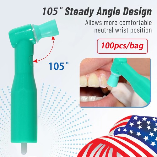 500pcs Dental Disposable Prophy Angles Top Quality Latex Free Soft or Firm - Picture 52 of 85