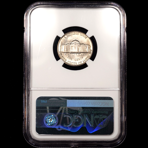 1959-D Jefferson Five Cent 5c - NGC GRADED MS66 - Picture 3 of 4