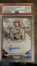 2023 Bowman Sterling - Prospect Autographs Speckle Refractor #PA-JML Jackson...