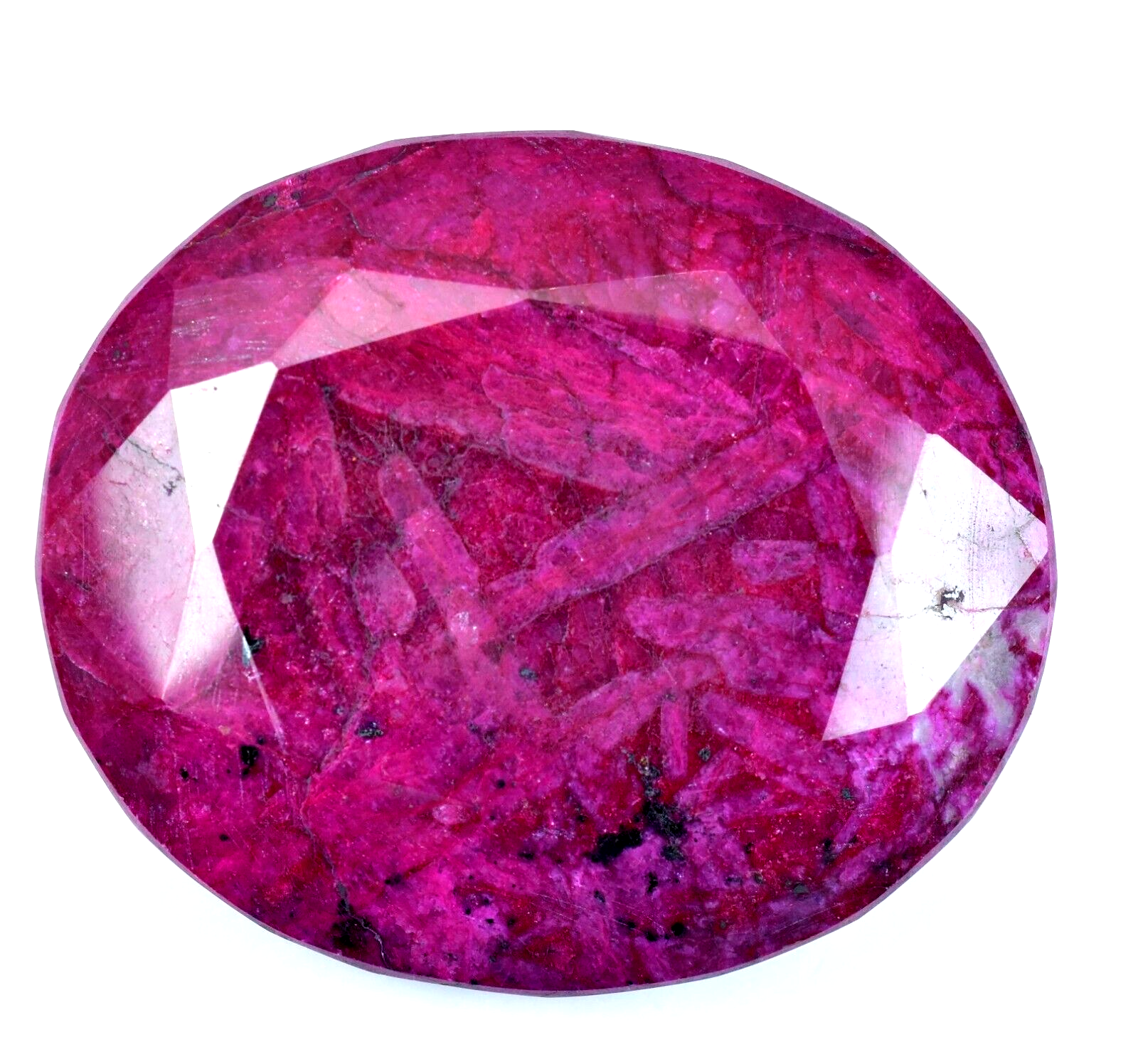 Earth Ruby 621.50 CT Natural Huge Red Ruby Certified Earth-Mined Oval Cut Loose ...
