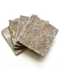 NOCE 6x6 Tumbled Aged Travertine Tile Backsplash Floor Wall (Sold by 1 sqft)