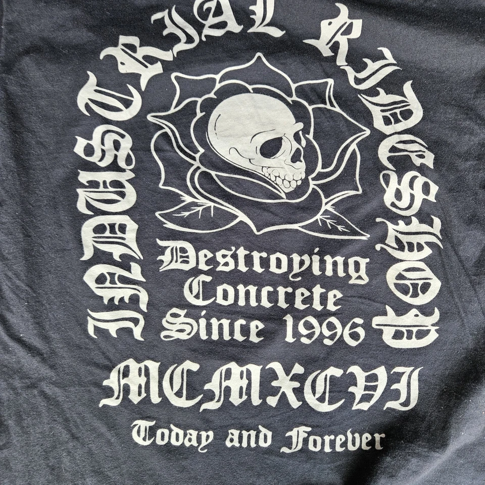 INDUSTRIAL RIDE SHOP SKATEBOARD Camiseta Usada Talla L Foto 4 de 4