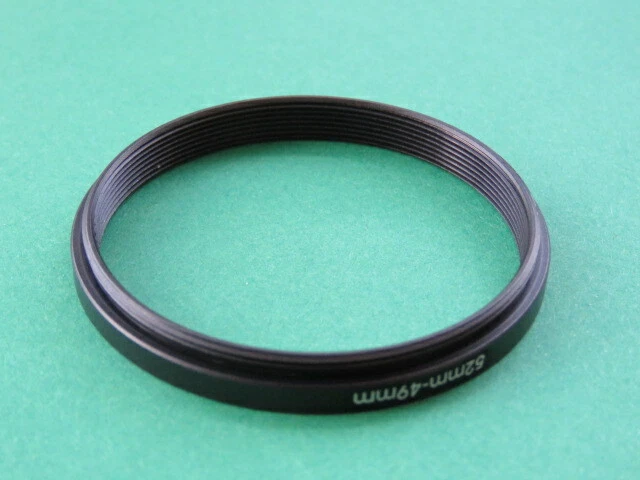 52mm to 49mm Stepping Step Down Male-Female Lens Filter Ring Adapter 52mm-49mm  - Image 2 of 2