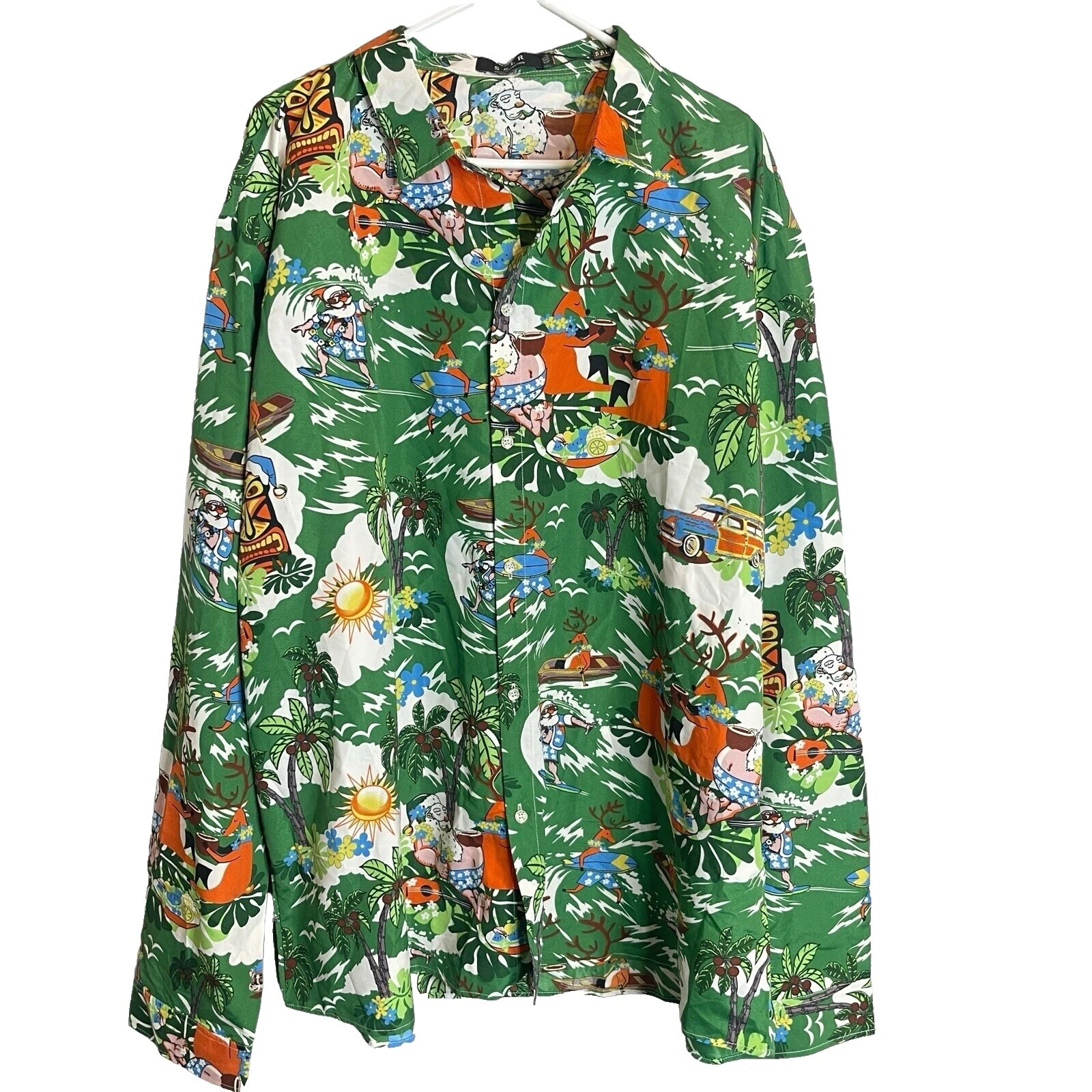 Regular Size 4XL Multicolor Shirts for Men