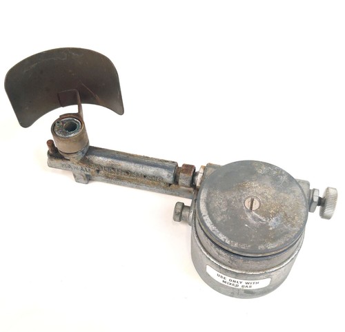 Hanau Touch-O-Matic Dental Bunsen Burner Mixed Gas with Telescopic Shield