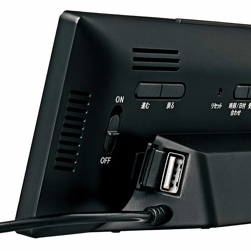 Seiko DL305K Reloj Digital Radio Alarma Tipo CA Color LCD Serie C3 Negro Japón Foto 2 de 4