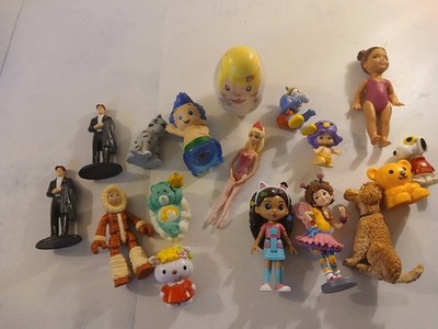 Lot Of Small Random Toys For Girls Barbie Nancy Gabby Care Bear Bubble Guppy 