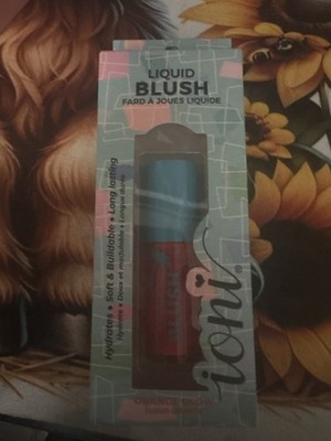 Ioni Liquid Blush Orange Glow Hydrating Long Lasting Buildable Soft Effect