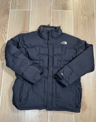 The North Face 600 Fill Down Puffer Jacket Mens XL Black Ripstop Vintage Rare