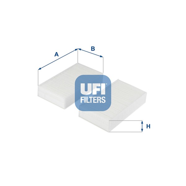 UFI Innenraumfilter 53.253.00 Partikelfilter FüR BMW Alpina X3 F25 X4 F26 Sdrive-image