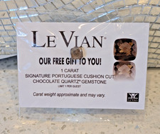 Le Vian 1 Carat Signature Portuguese Cushion Cut Chocolate Quartz Gemstone Loose