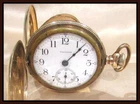 ANTIQUE 123 YR OLD AMERICAN WALTHAM 17 JEWELS GOLD FILLED PW MONOGRAM