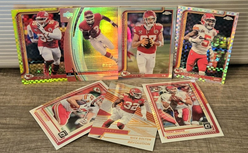 Kansas City Chiefs 7 card Lot