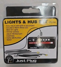 WOODLAND SCENICS 5700 LIGHTS  HUB SET JUST PLUG LIGHTING SYSTEM wiring WDS5700
