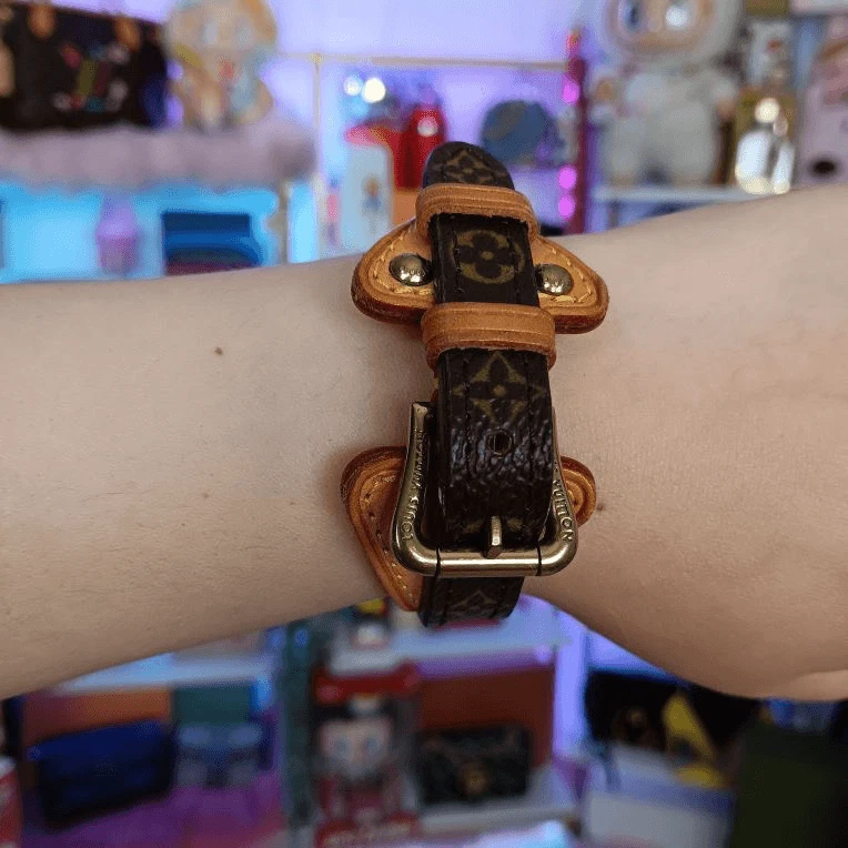 Louis Vuitton Leather Brown Fashion Bracelets for sale | eBay