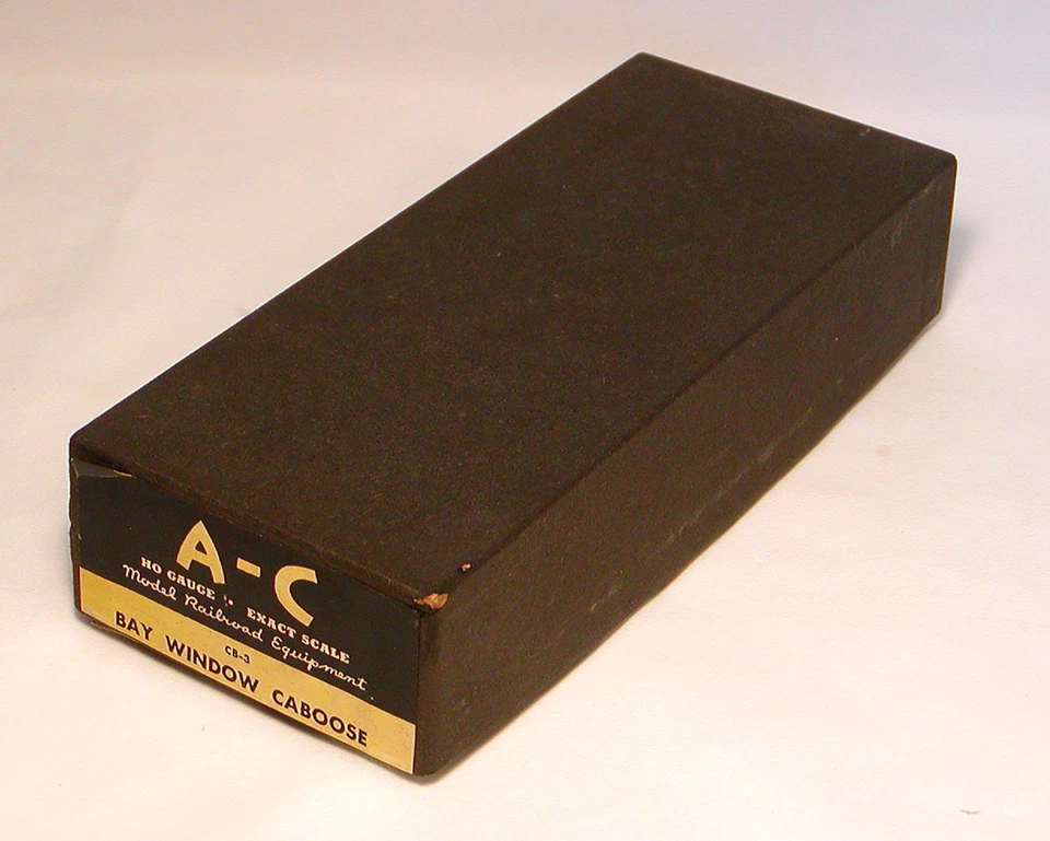 VTG HO A-C Model Company Bay Window Caboose Craftsman Kit CB-3 Wood/Metal Undec - Image 3 of 3