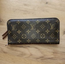 Louis Vuitton Brown Zip-Around Women's Wallet Logo Credit Card Checkbook