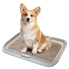 Dog Potty Tray, 23.6"x17.68" Indoor Pet Pee Pad Holder,Puppy Training Holder,...