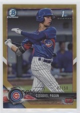 2018 Bowman Draft Chrome Gold Refractor 2/50 Ezequiel Pagan #BDC-106 a6i