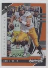 2020 Panini Prizm Draft Picks Rookies Orange Nate Stanley #144 1mo2