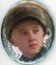 Harry Potter Draco Malfoy Oval Badge Pin Collectible Used