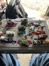 Micro Machines Military Lot. 20 Pieces Planes, Vehicles, And Figures