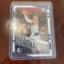 2020-21 Panini Optic Basketball Luka Doncic #1 Elite Dominators Insert
