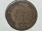 1882 Indian Cent in almost uncirculated