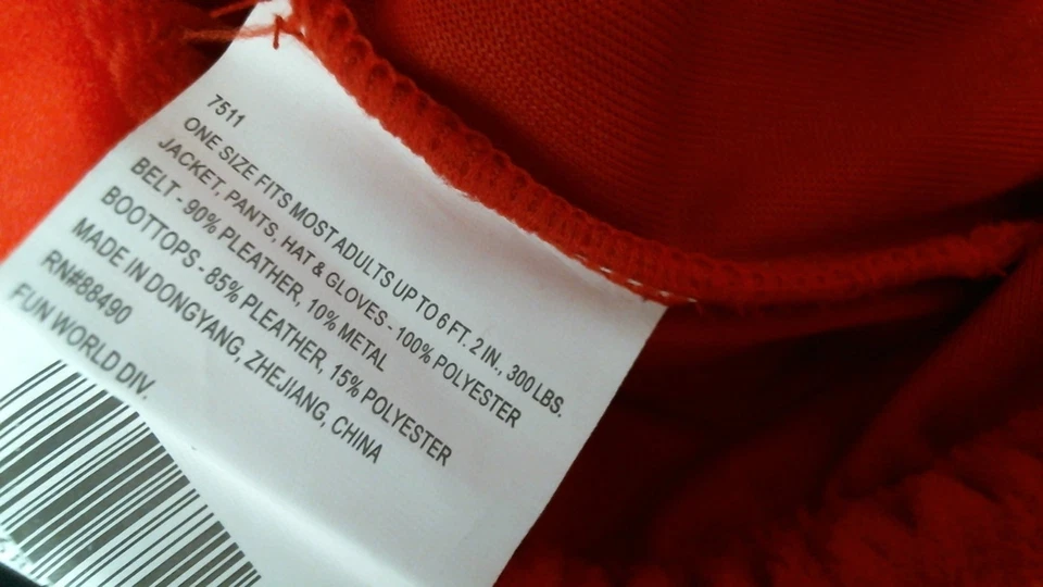 Fun World 天鹅绒圣诞老人服装 (7511) FS — 第 4/4 张图片