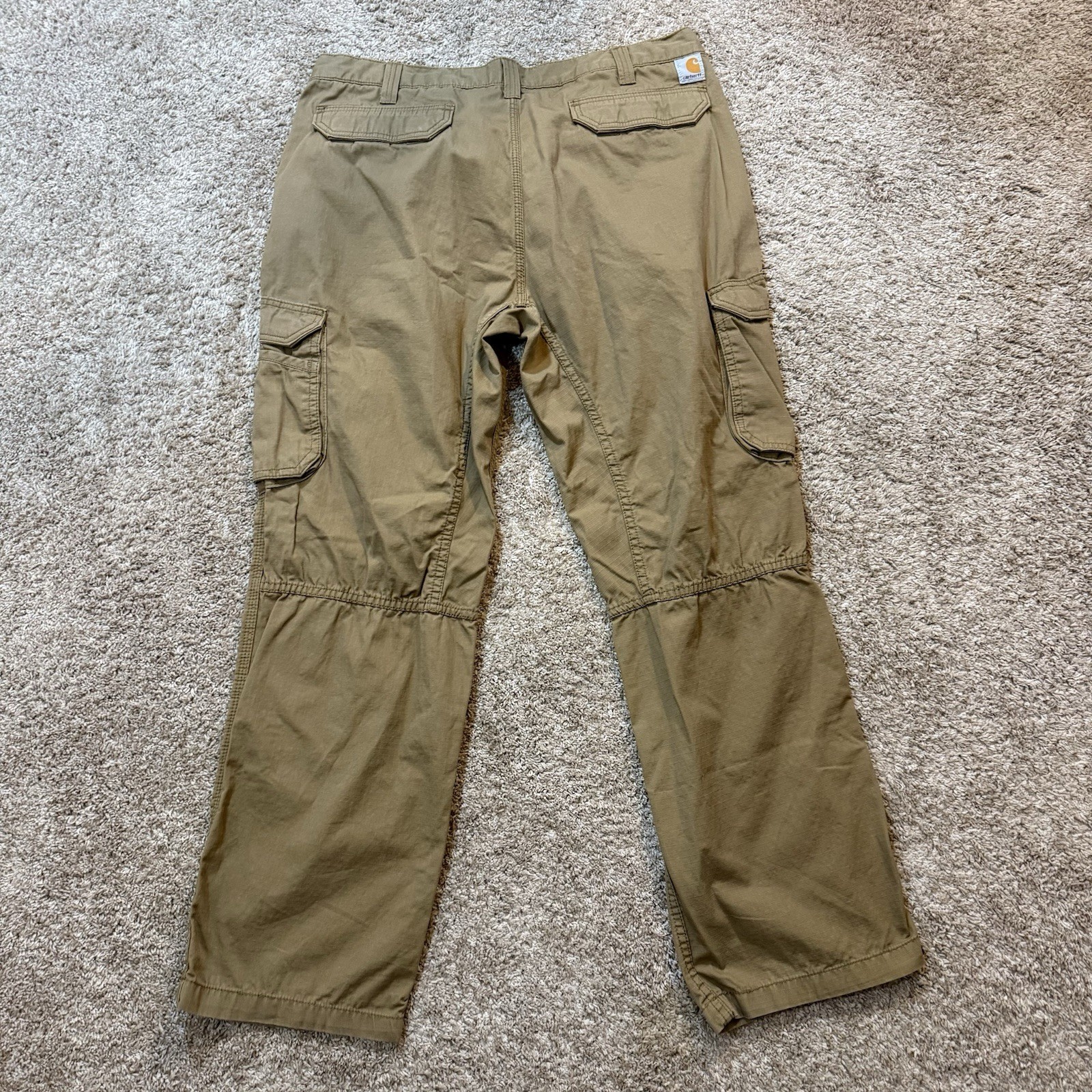 Carhartt Pants Men’s Size 40 X 32 Khaki Force Relaxed Fit Cargo Work Carpenter thumbnail 7