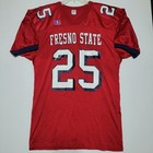 Vintage Fresno State Bulldogs Ncaa Red Football Players Jersey #25 Men's Xl