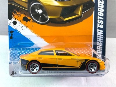 Hot Wheels LAMBORGHINI ESTOQUE - WALMART Excl REDLINES - 2012 All Stars #128